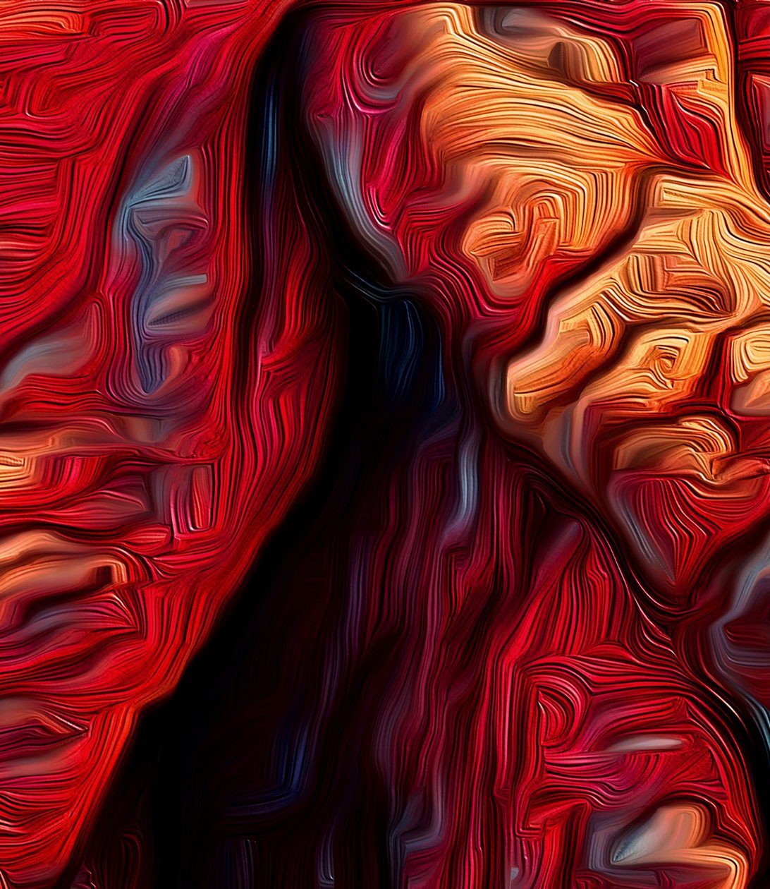 Mağara, 2021 (dijital) by Scott J. Davis