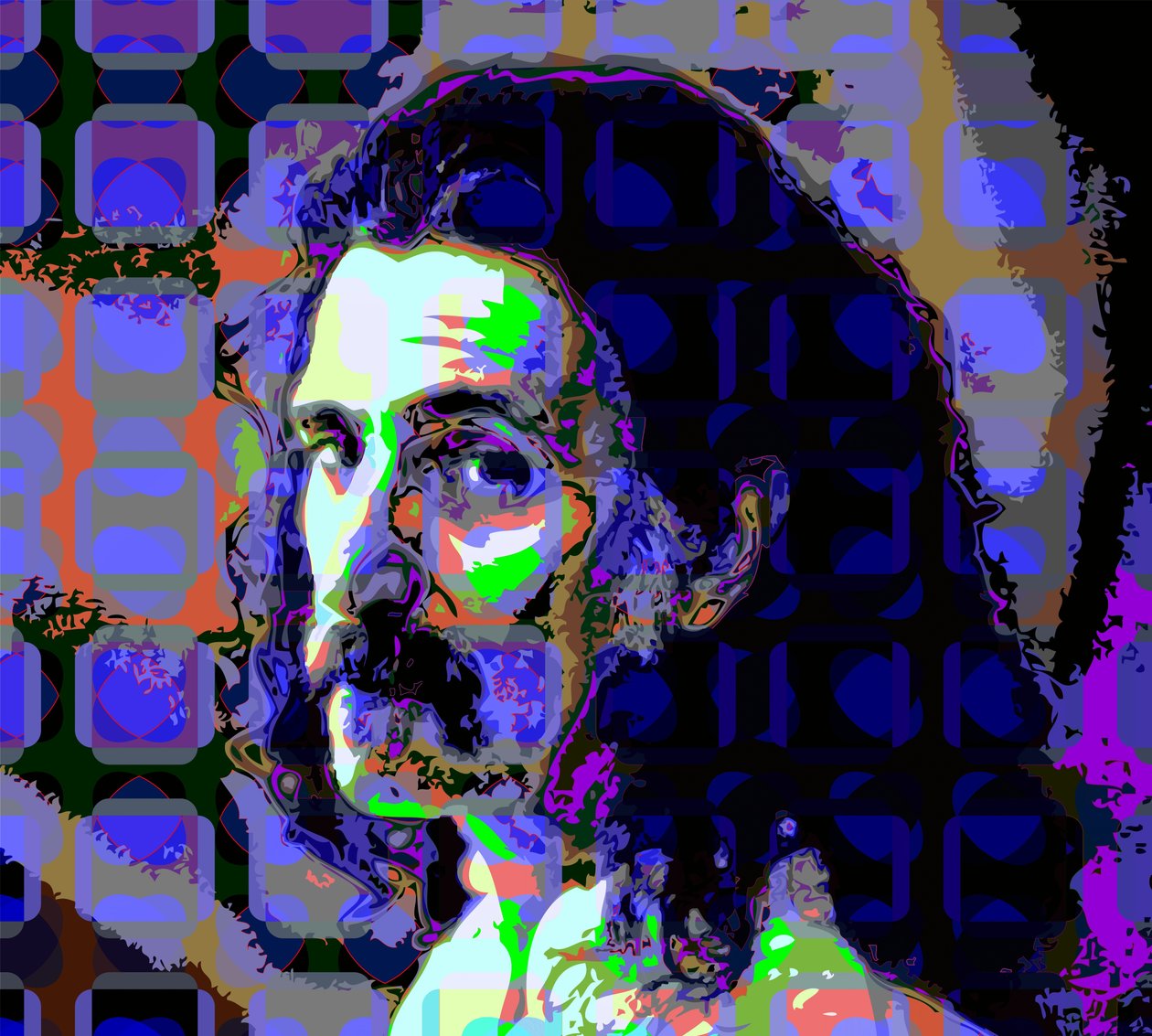 Frank Zappa (dijital) by Scott J. Davis