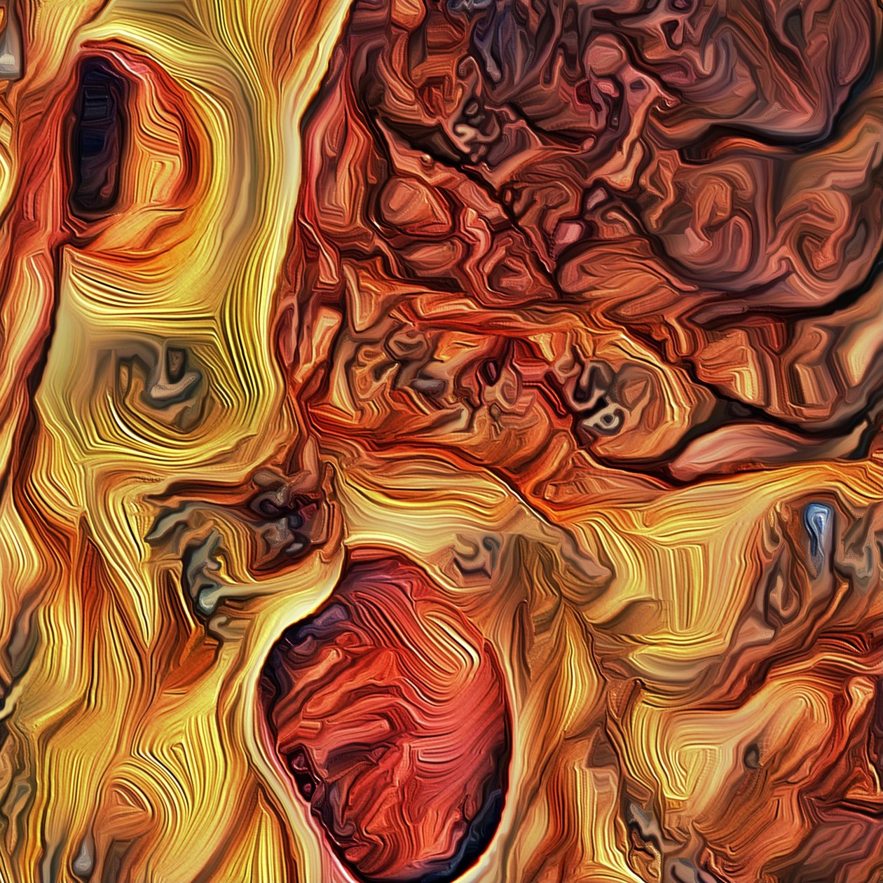 Delikler, 2021 (dijital) by Scott J. Davis