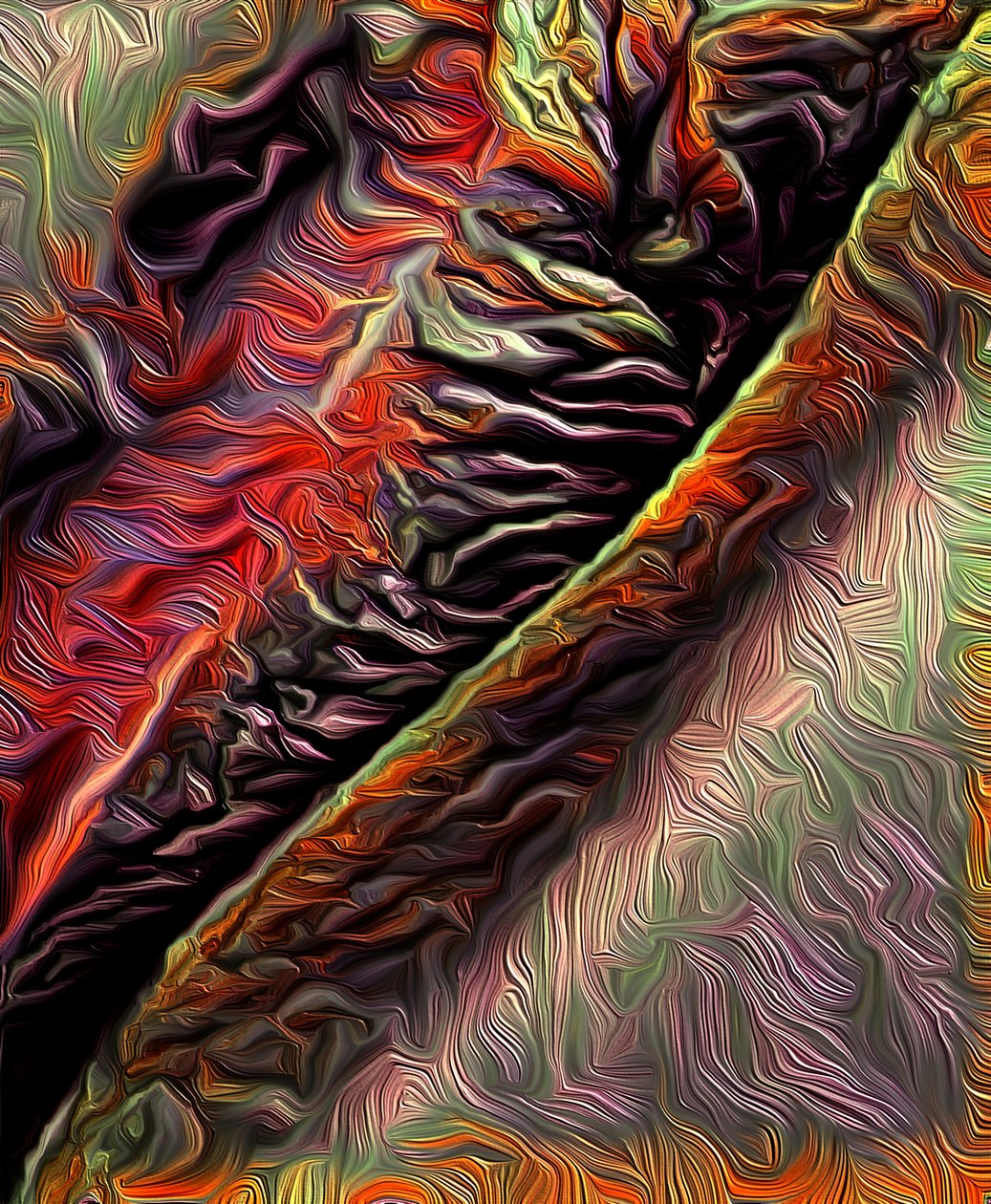 Kırmızı Gözyaşı, 2021 (dijital) by Scott J. Davis