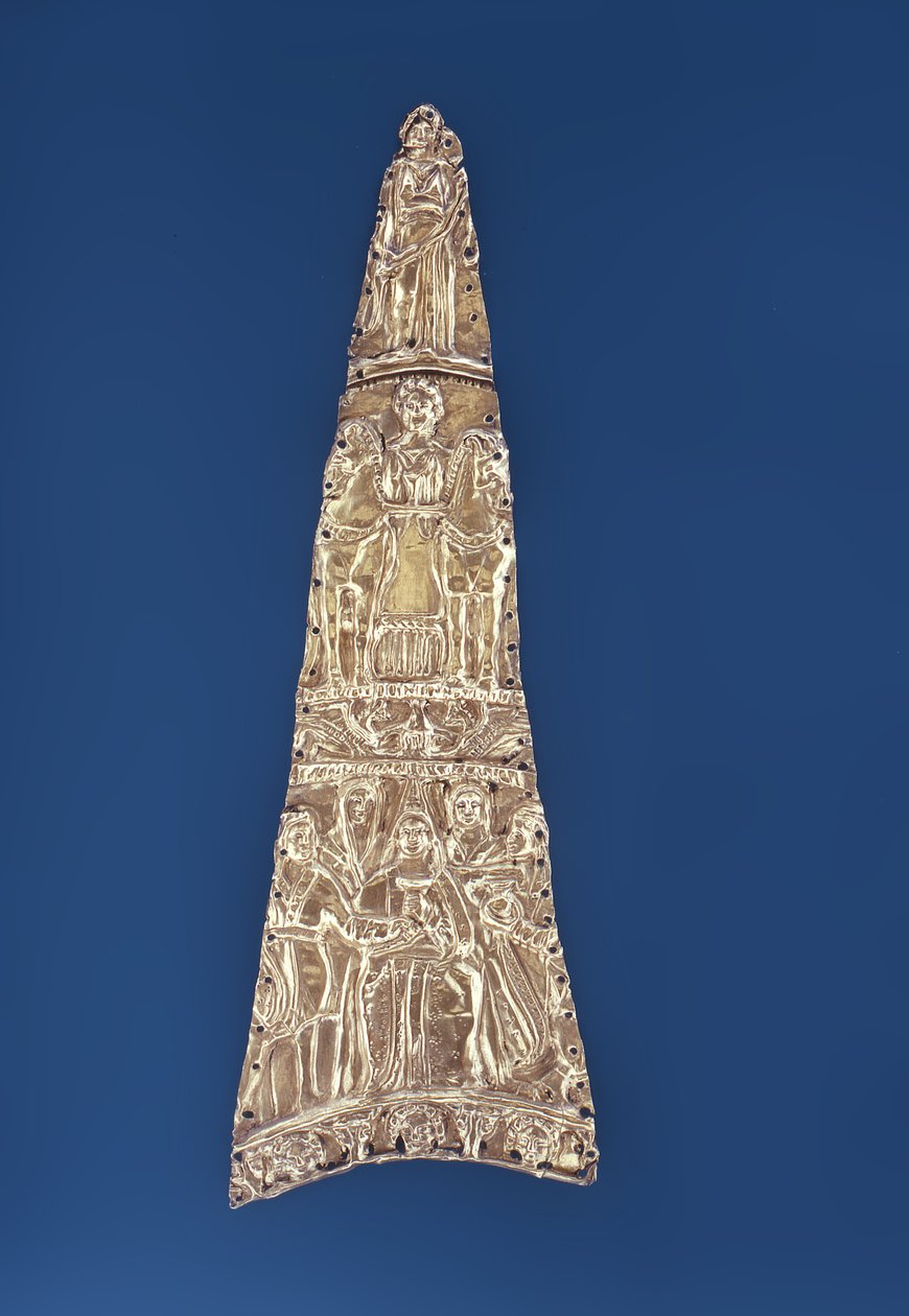 Tanrıça ile plaket (altın) by Scythian