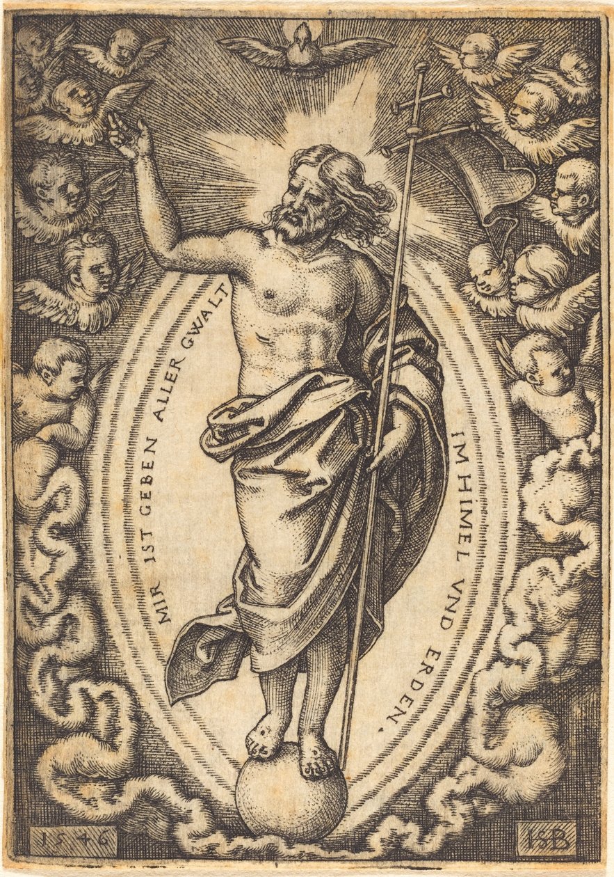 Dünya üzerindeki İsa by Sebald Beham