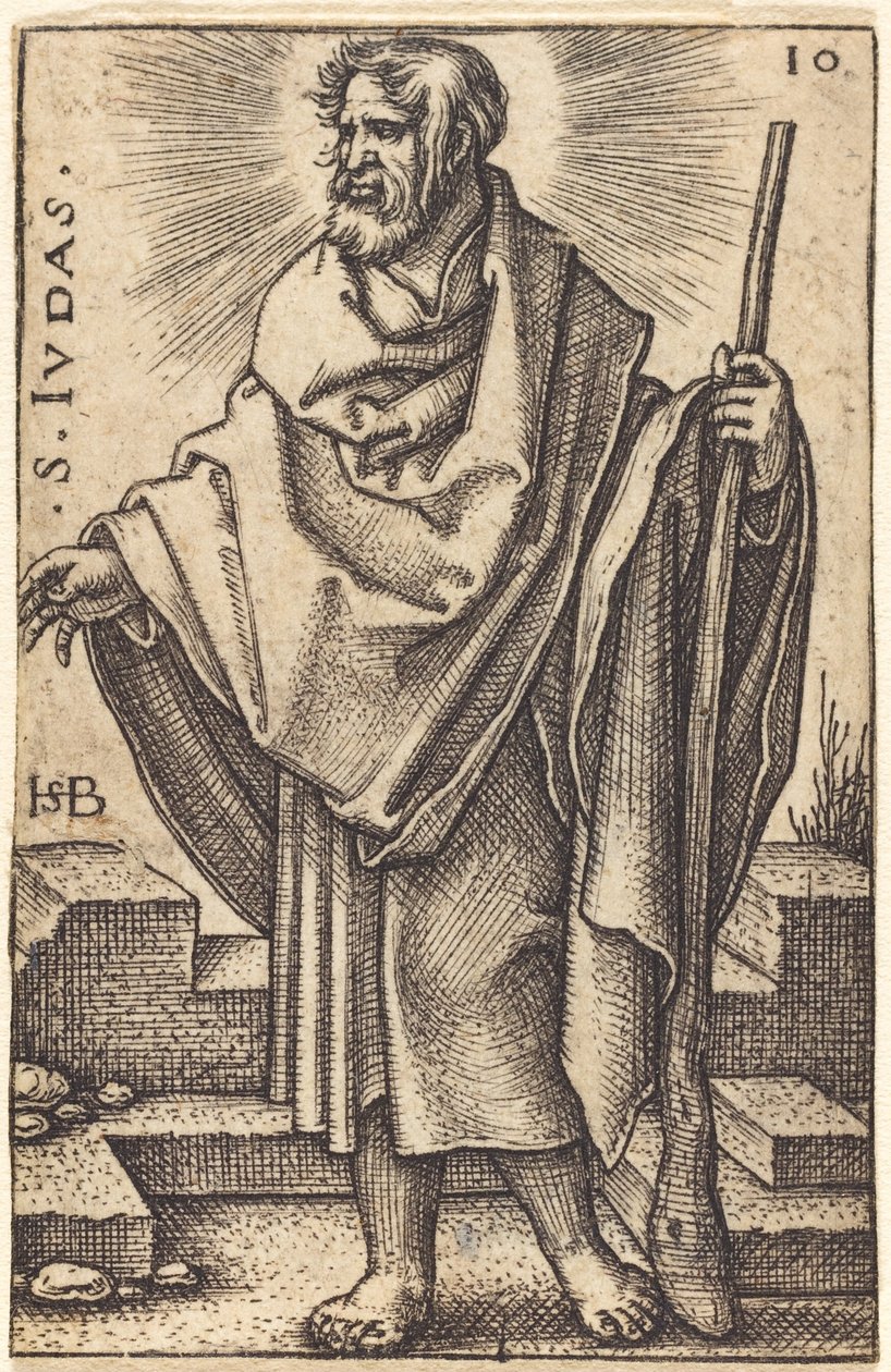 Yahuda Thaddeus by Sebald Beham