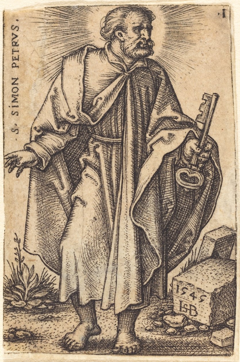 Simon Peter by Sebald Beham