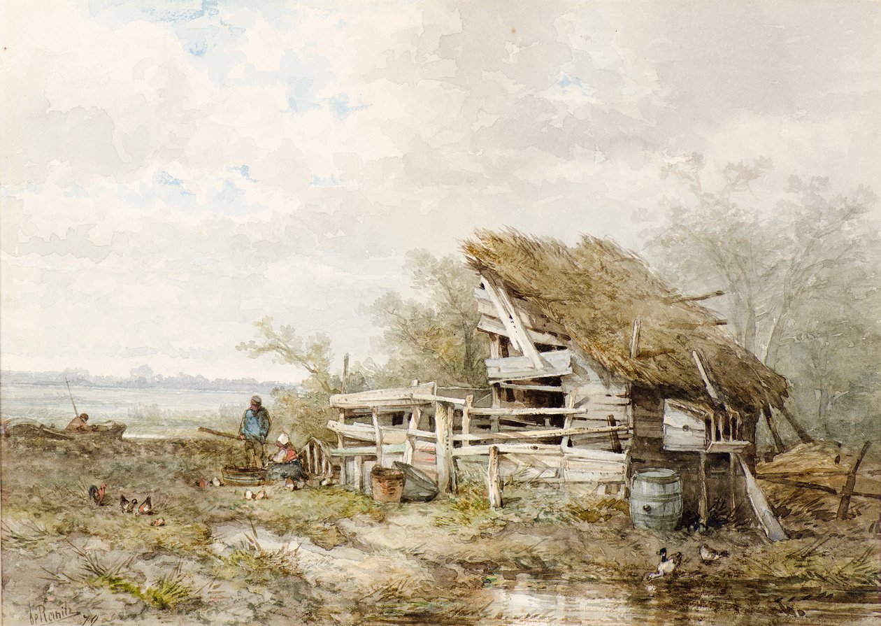 Manzara by Sebastiaan Mattheus Sigismund de Ranitz