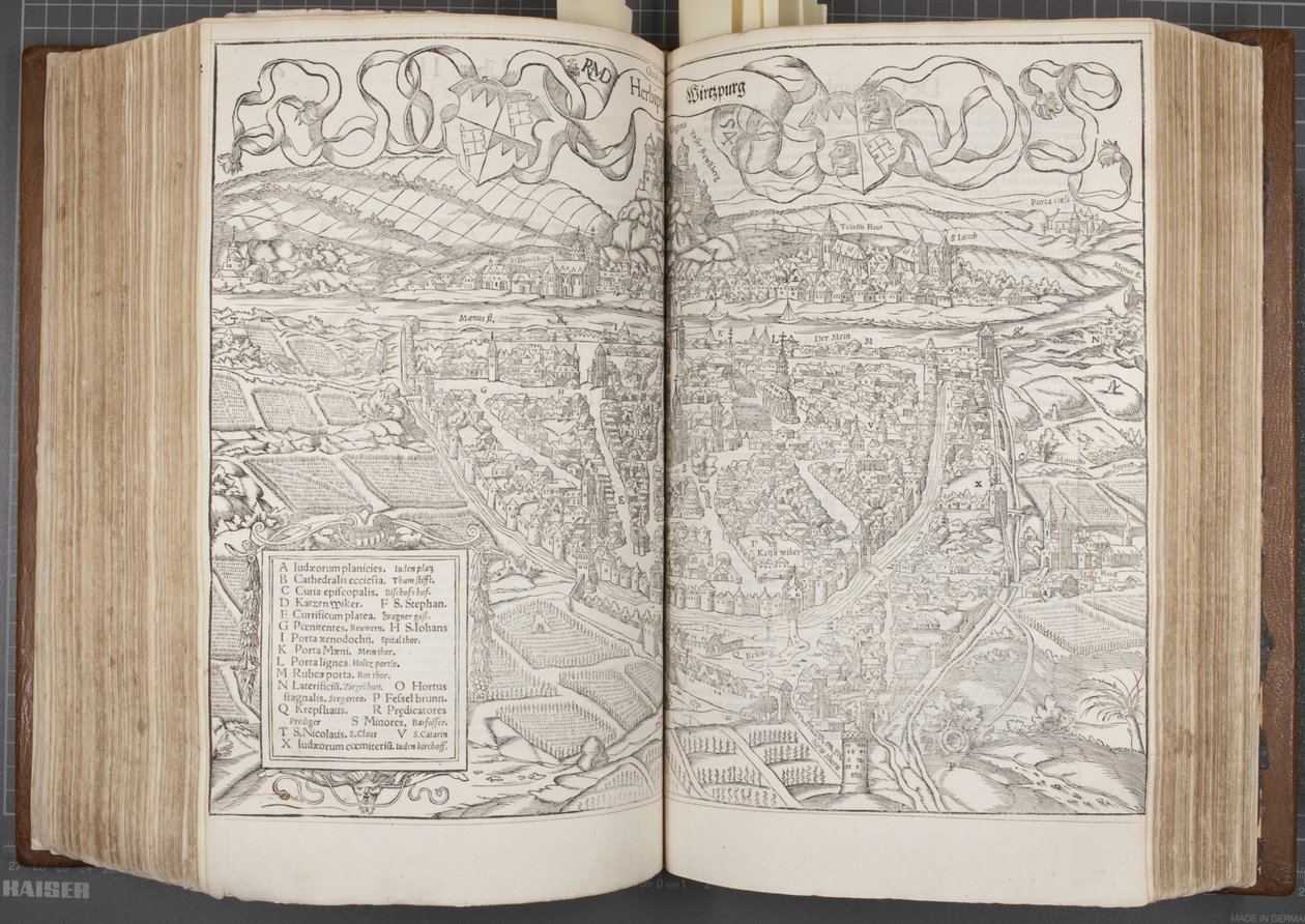 Kozmografi, Fol 662-663, 1544 by Sebastian Munster