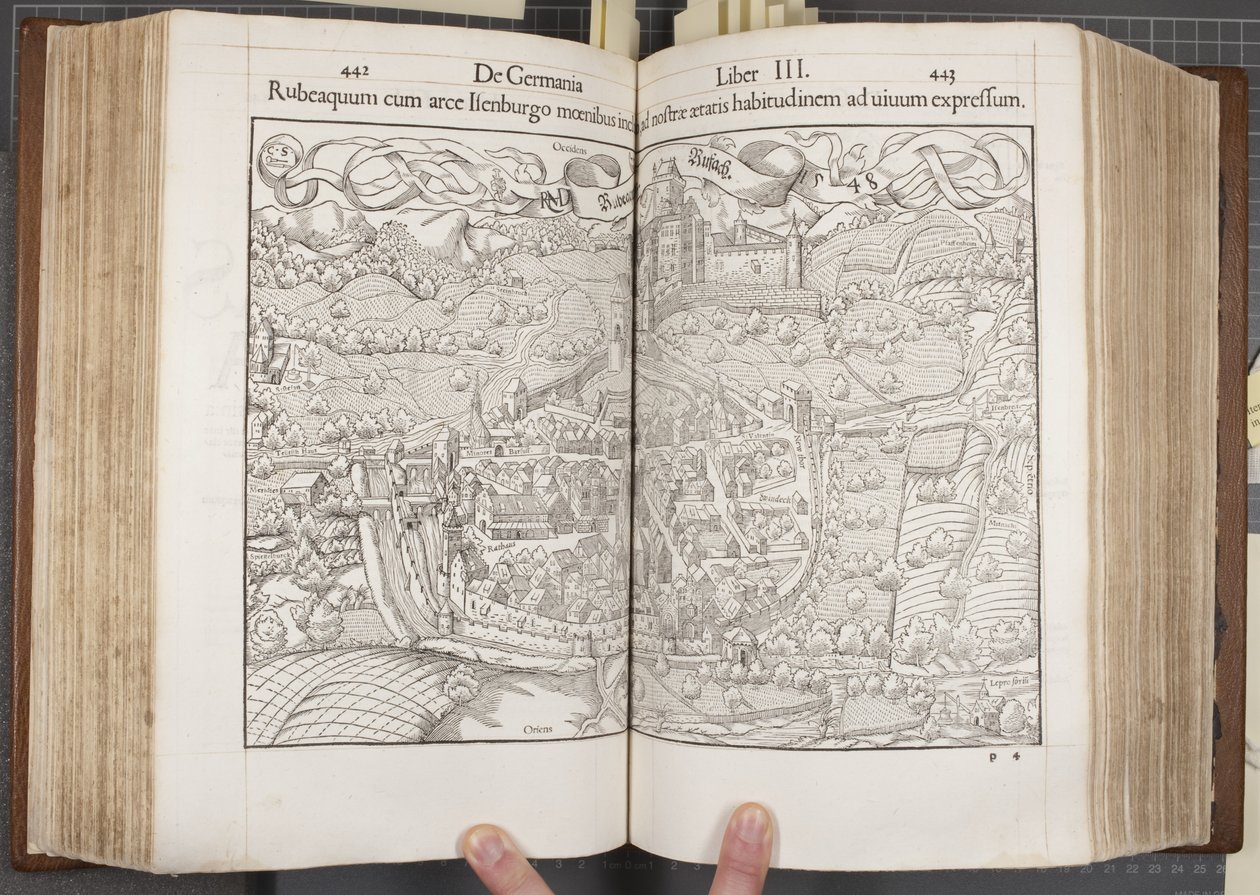 Kozmografi, Fols 442-443 by Sebastian Munster