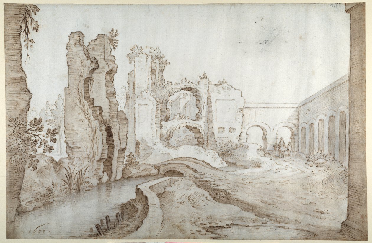Titus Thermae kalıntıları by Sebastian Vrancx