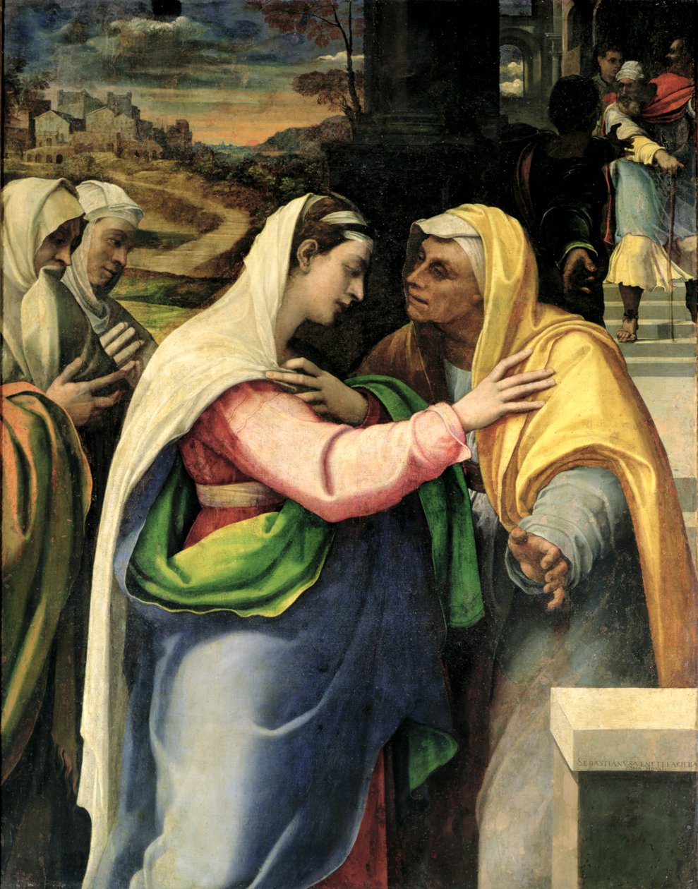 Ziyaret, 1519 by Sebastiano del Piombo