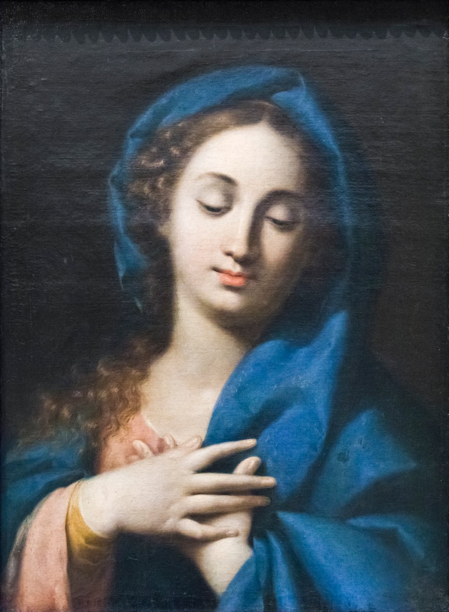 Madonna (tuval üzerine yağlıboya) by Sebastiano Conca