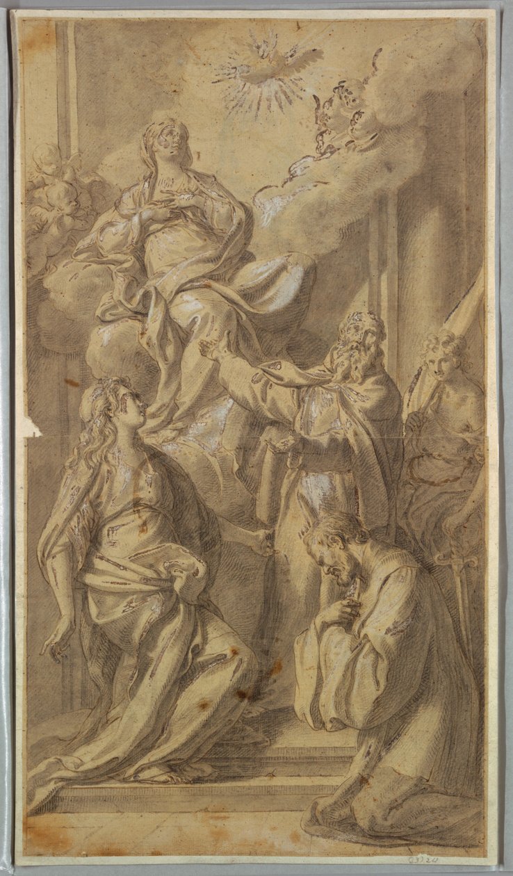 Madonna ve Azizler by Sebastiano Conca