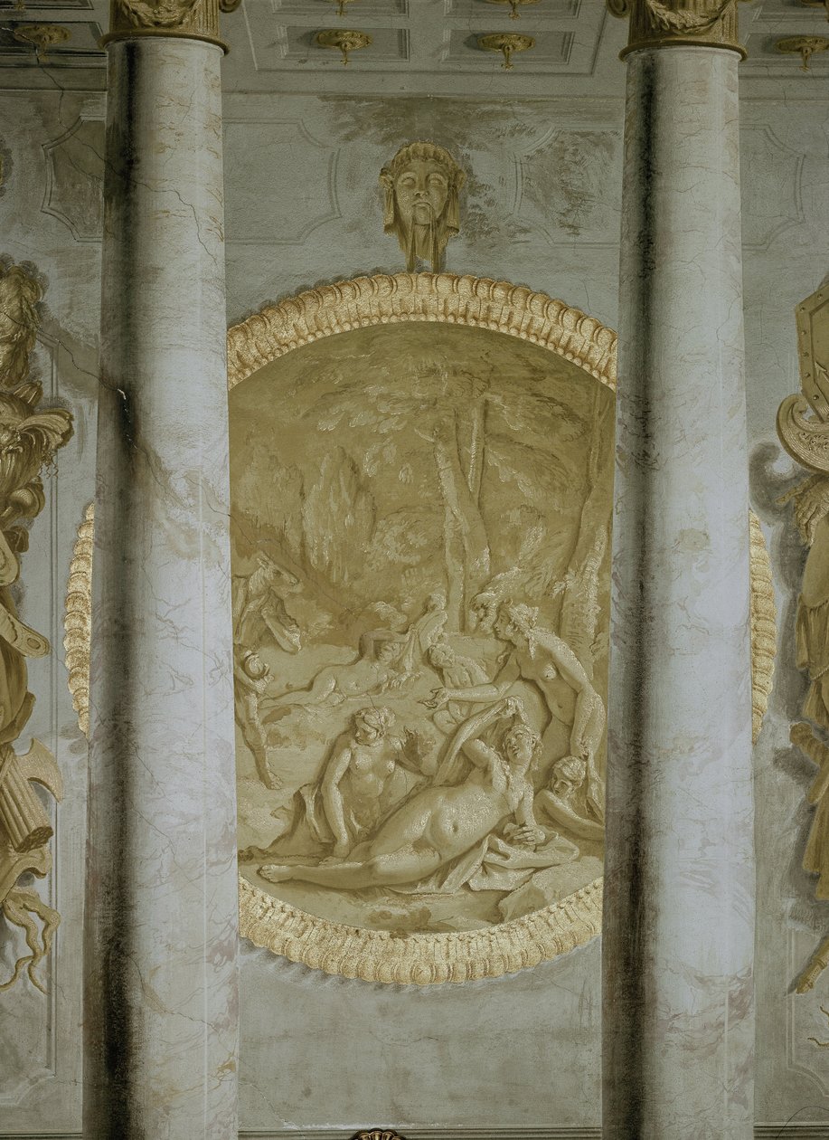 Diana ve Actaeon (fresk by Sebastiano Ricci
