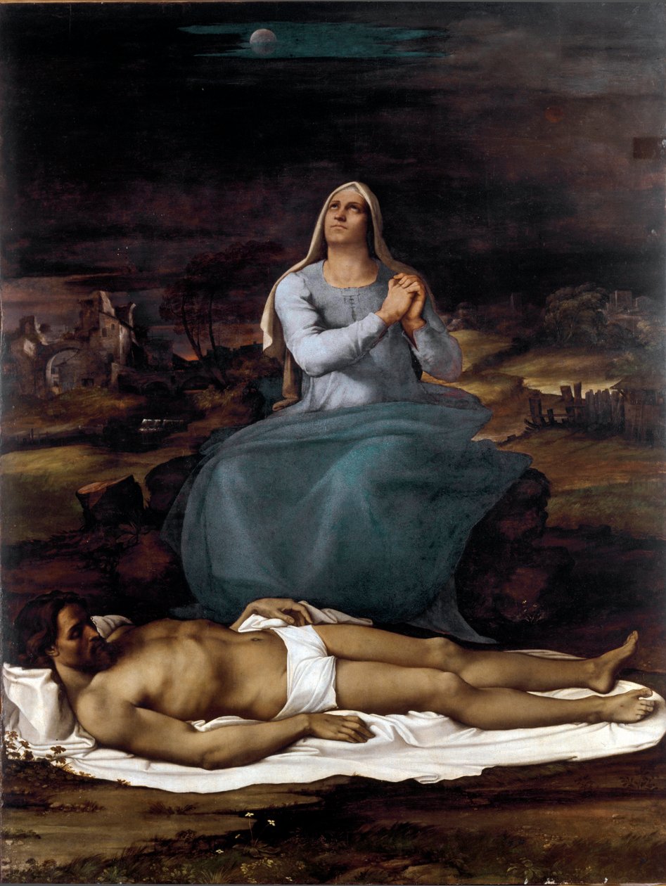 Meryemana resmi. (Resim, c.1515) by Sebastiano del (c.1485 1547) Piombo