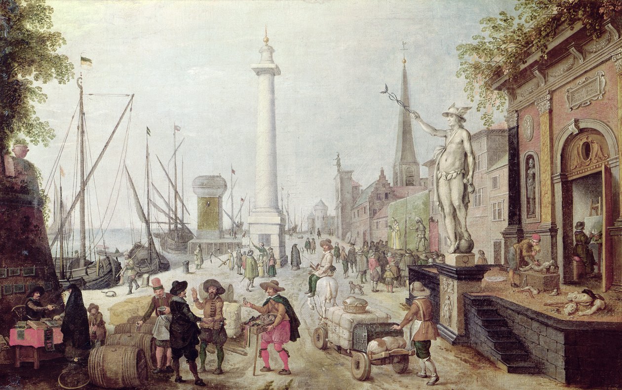 Antwerp Antik Limanı by Sebastian Vrancx