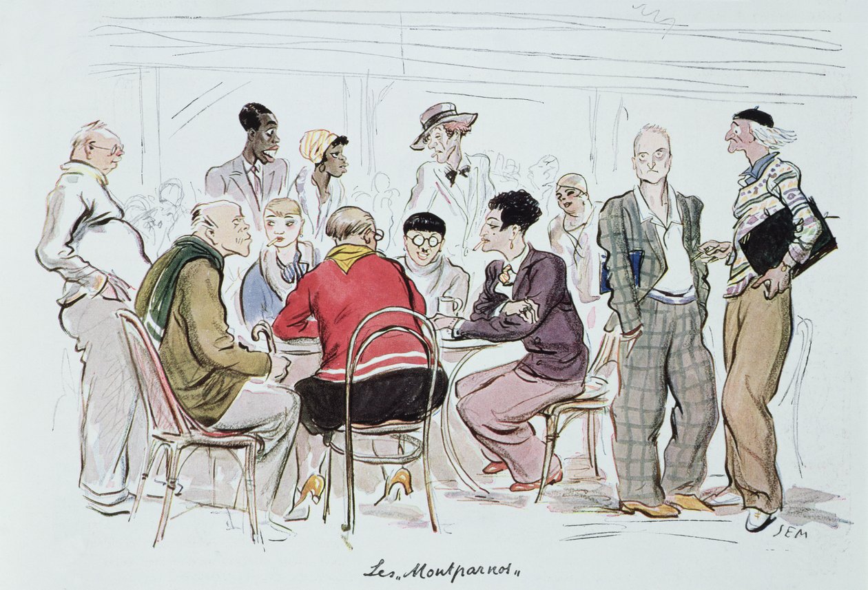 Montparnos, 1929 by Sem