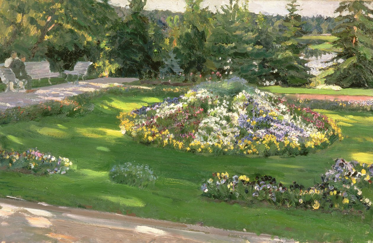 çiçek yatağı by Sergei Arsenevich Vinogradov