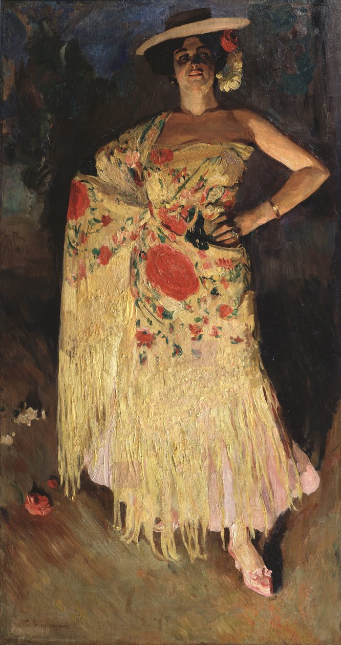Bir dansçı, 1903 by Sergei Arsenevich Vinogradov