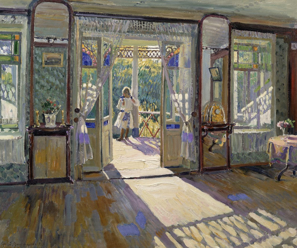 Bir evin içinde by Sergei Arsenevich Vinogradov