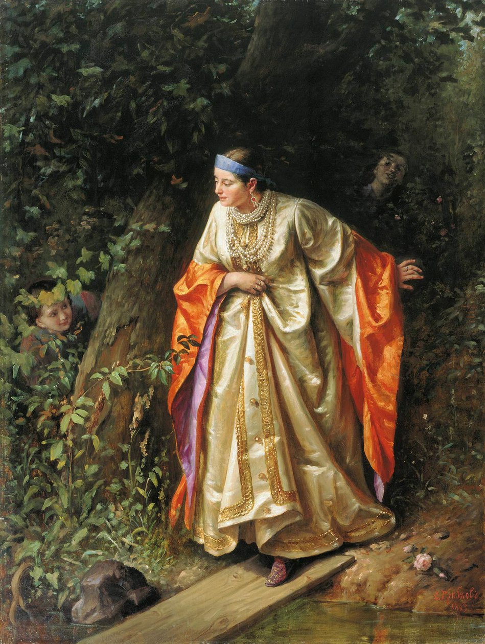 Saklambaç, 1893. by Sergei Gribkov