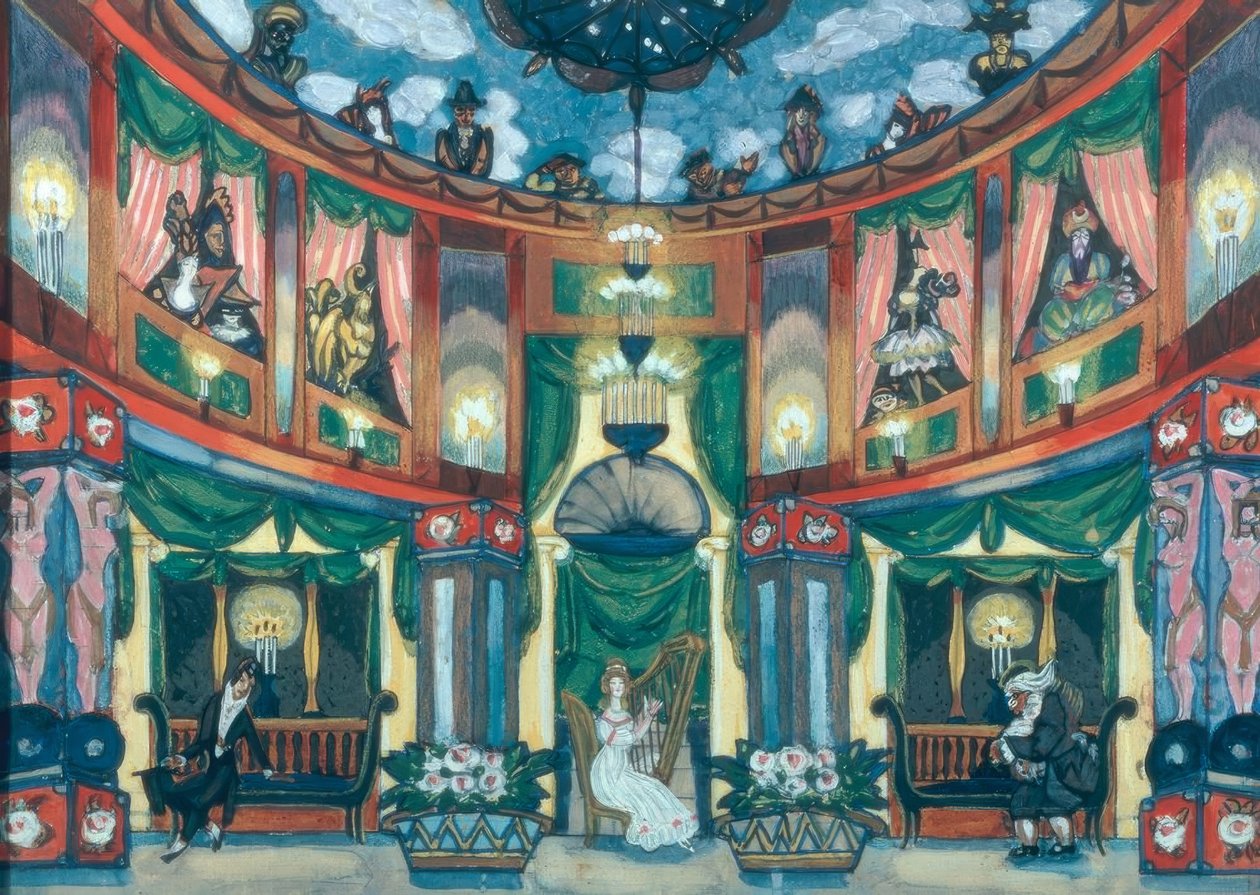 J. Offenbach, Hoffm. cevher. / Sudeikin by Sergei Jurjewitsch Sudeikin