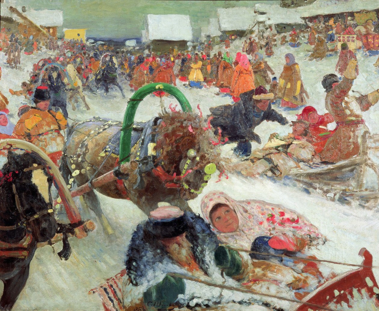Shrovetide, 1905  by Sergej Vasilevic Ivanov