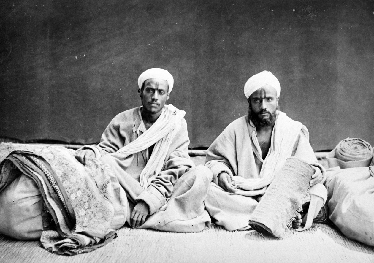 Kumaş Tüccarları, c.1863 by Shepherd and Robertson