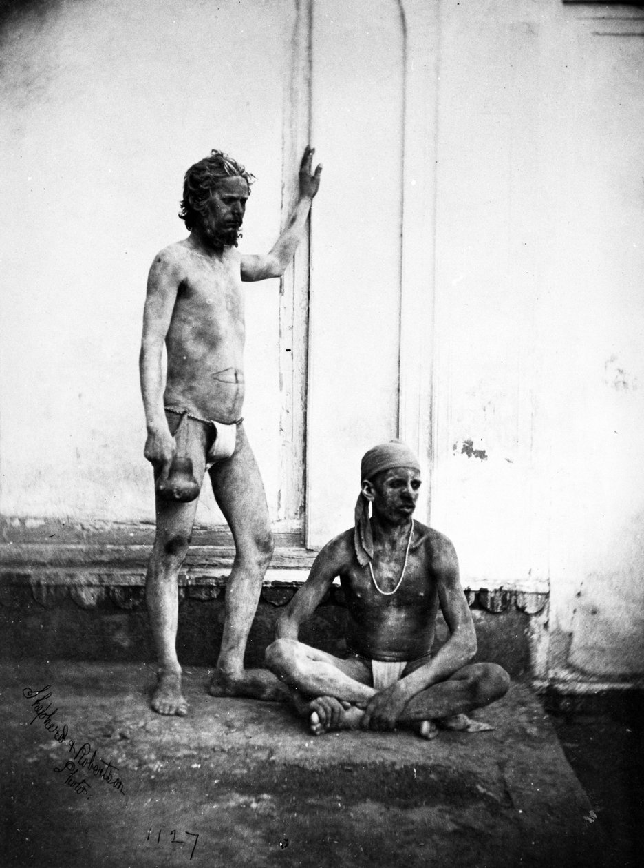 Fakirler, c.1862 by Shepherd and Robertson