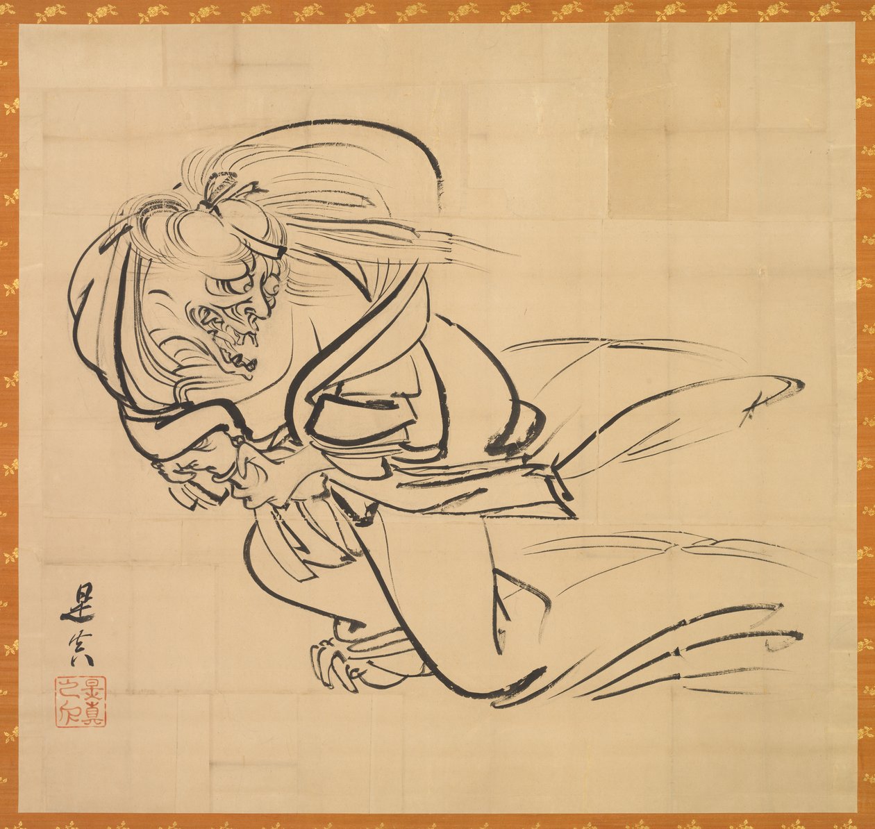 İbaraki, c. 1840. by Shibata Zeshin