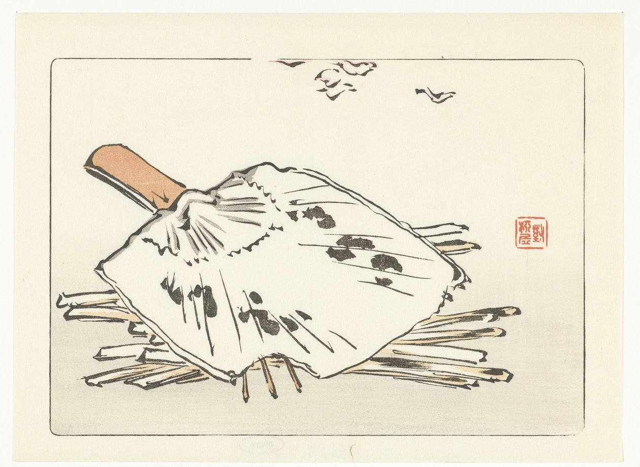 Fan ve çıra by Shibata Zeshin