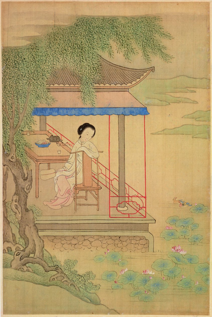 Verandada Oturan Kız by Shih Fu Chuiu Ying Shih Fu Chuiu Ying