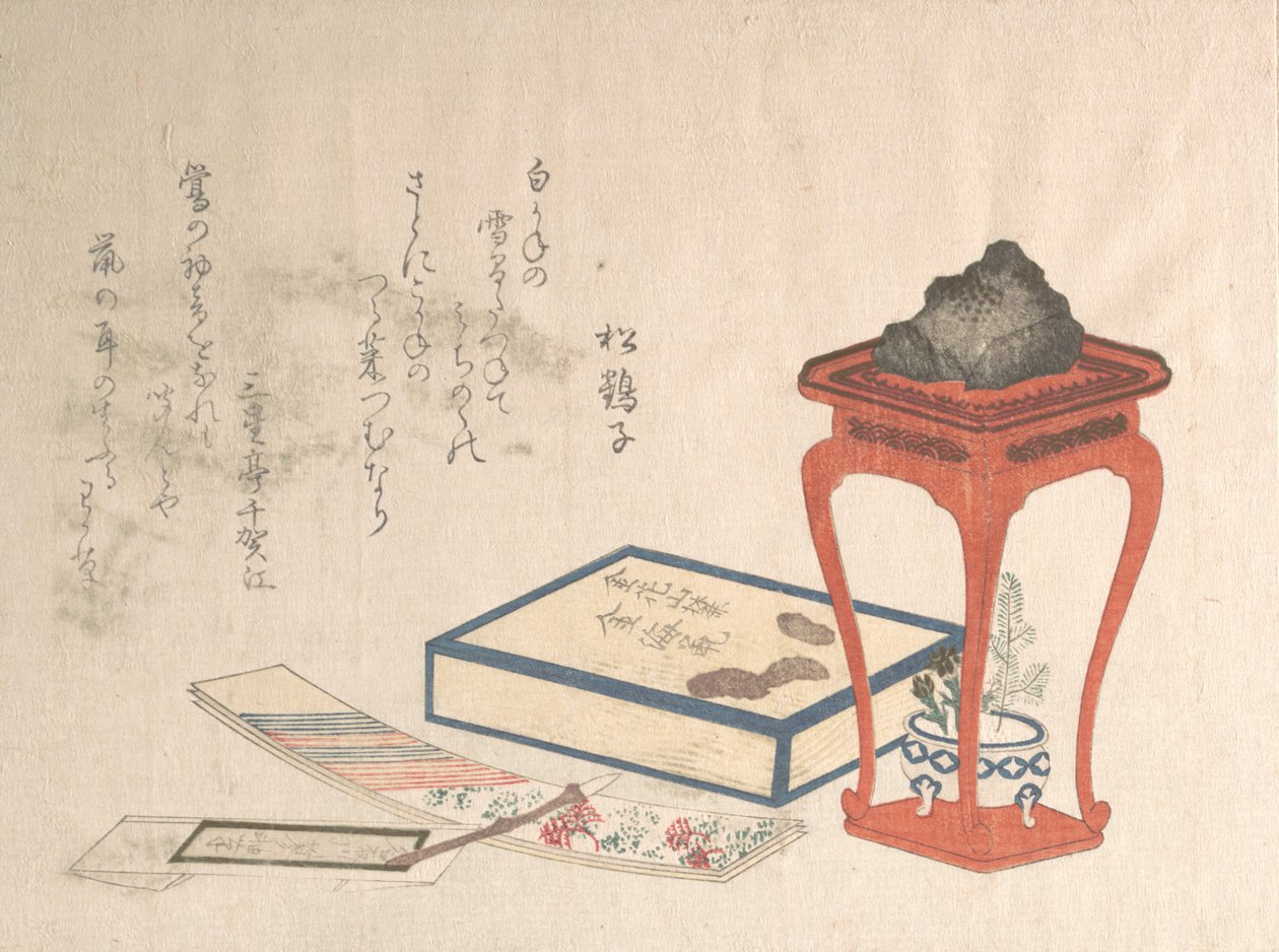 Stand, Kutu ve Yazı Kağıdı, muhtemelen 1816., muhtemelen 1816. by Shinsai
