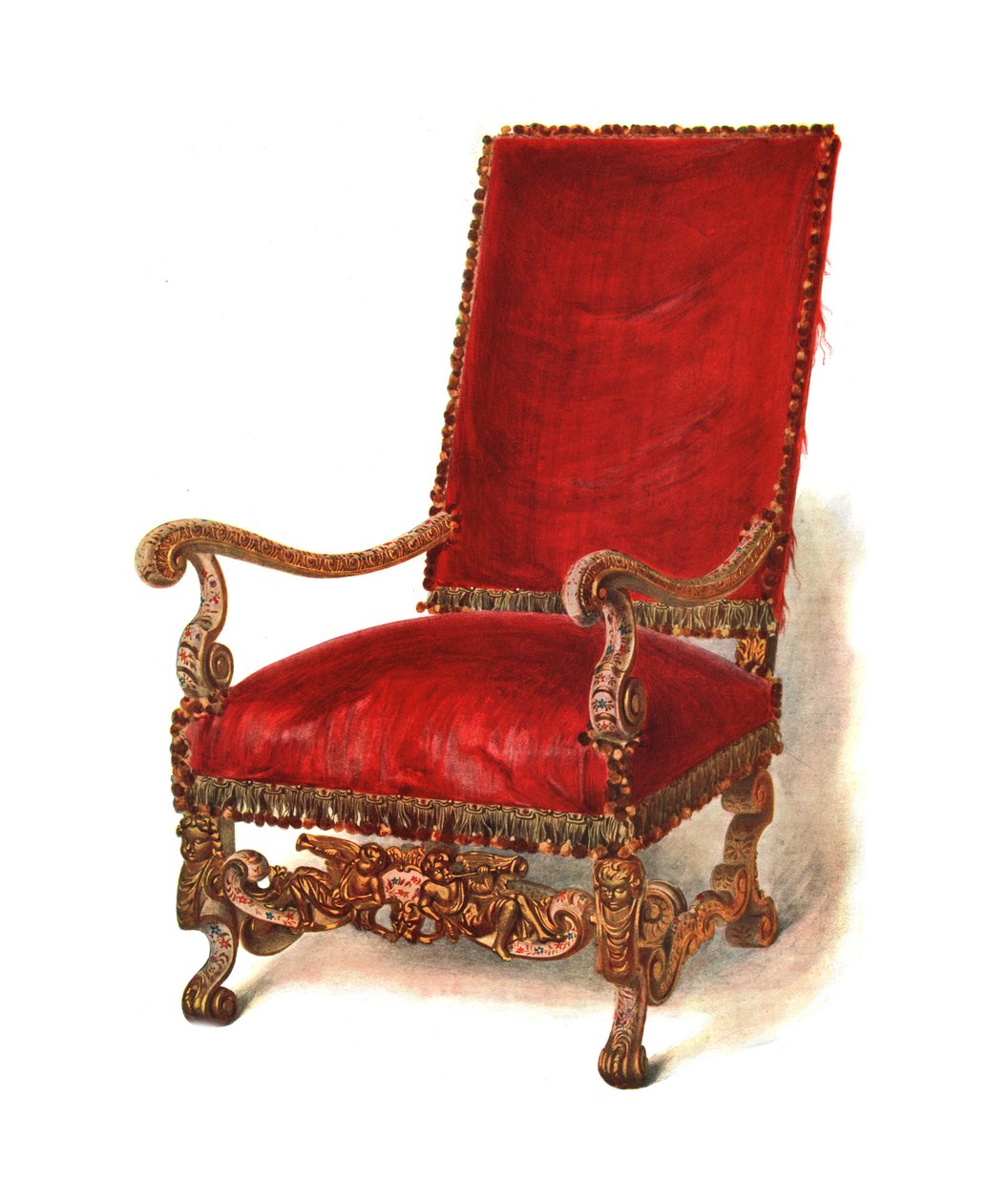Döşemeli sandalye, 1905 by Shirley Charles Llewellyn Slocombe