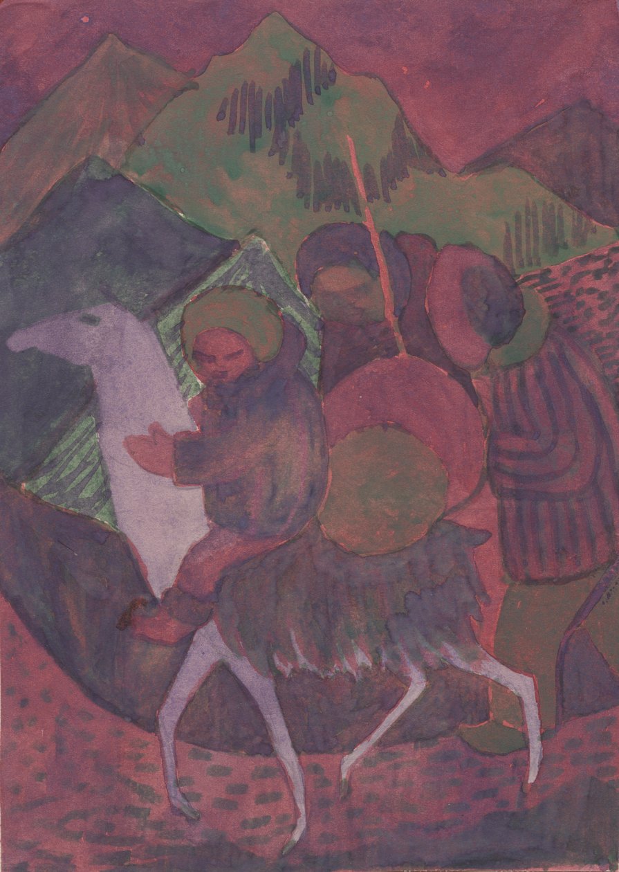 At figürü, c1950. by Shirley Markham