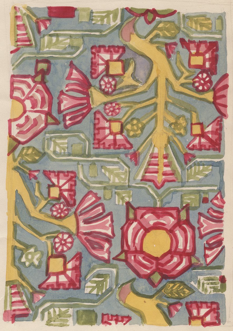Çiçek tasarımı, c1950. by Shirley Markham