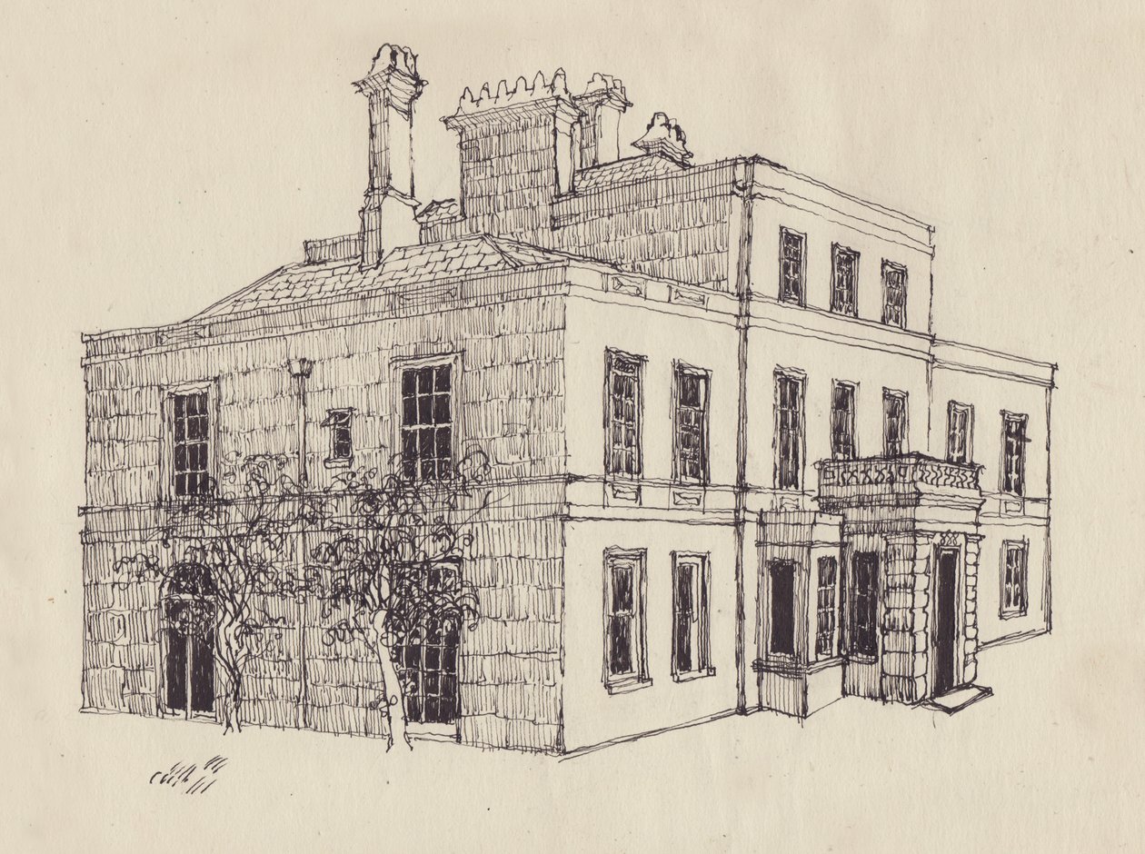 Gürcü evi, c1950. by Shirley Markham