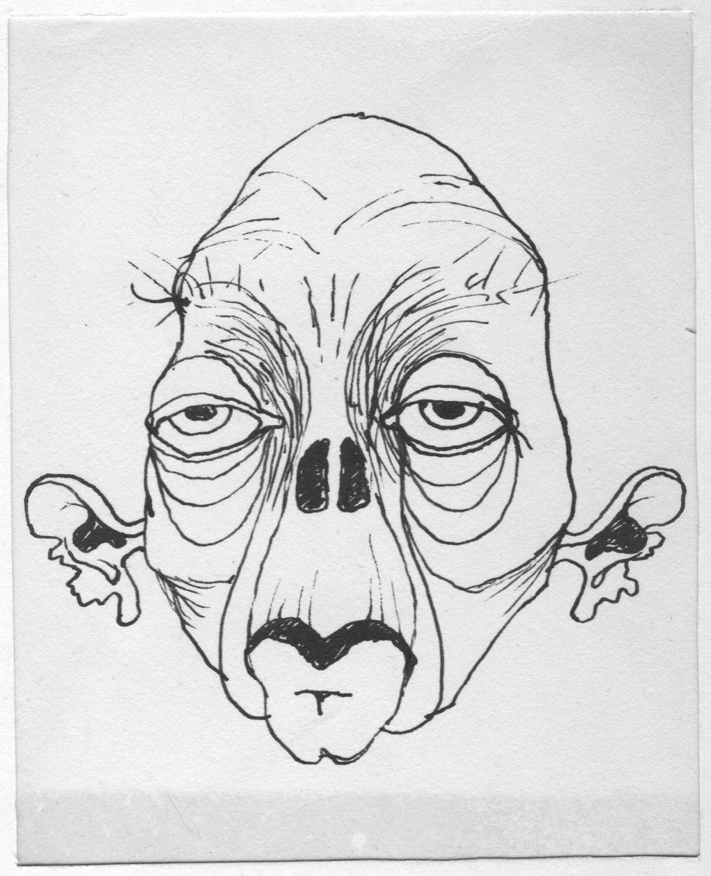 Grotesk yüz, 1952. by Shirley Markham