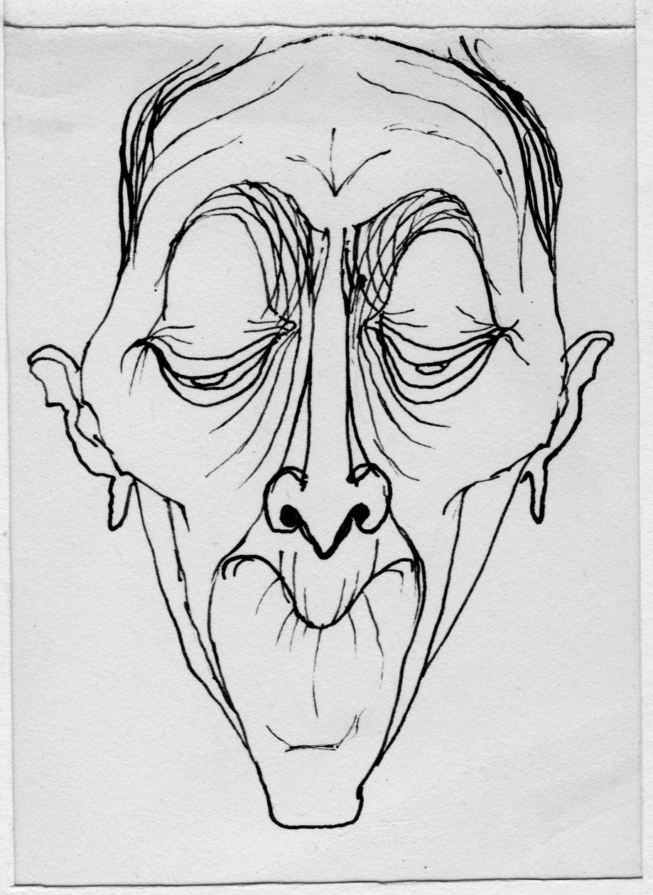 Grotesk yüz, 1952. by Shirley Markham