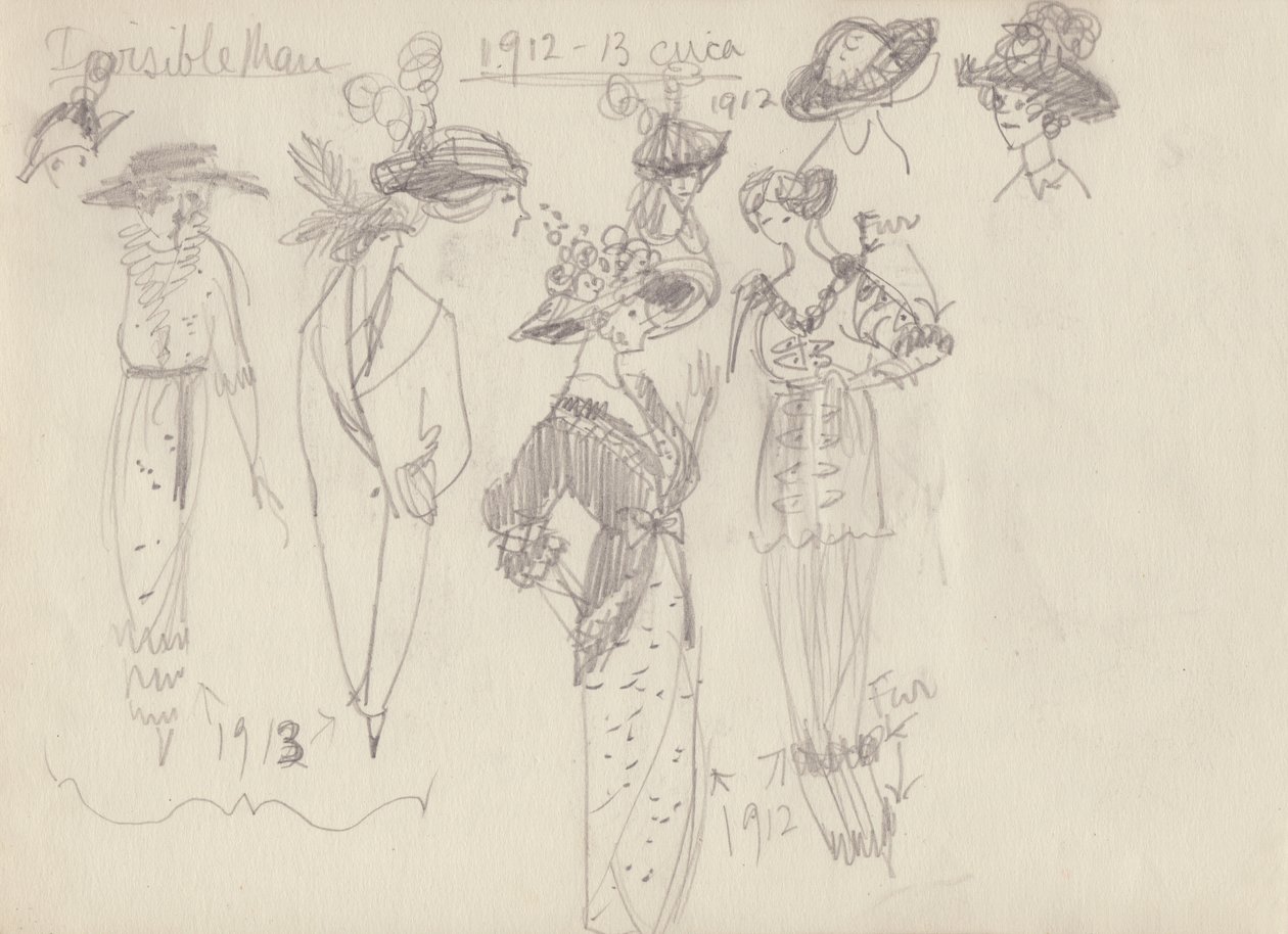 Tarihsel kostüm, c1950. by Shirley Markham