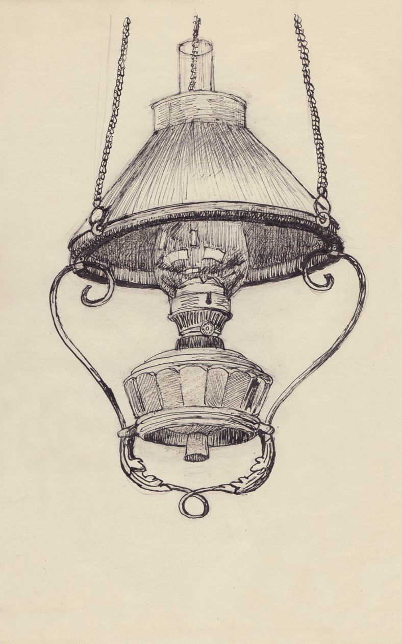 Parafin lambası, c1950. by Shirley Markham