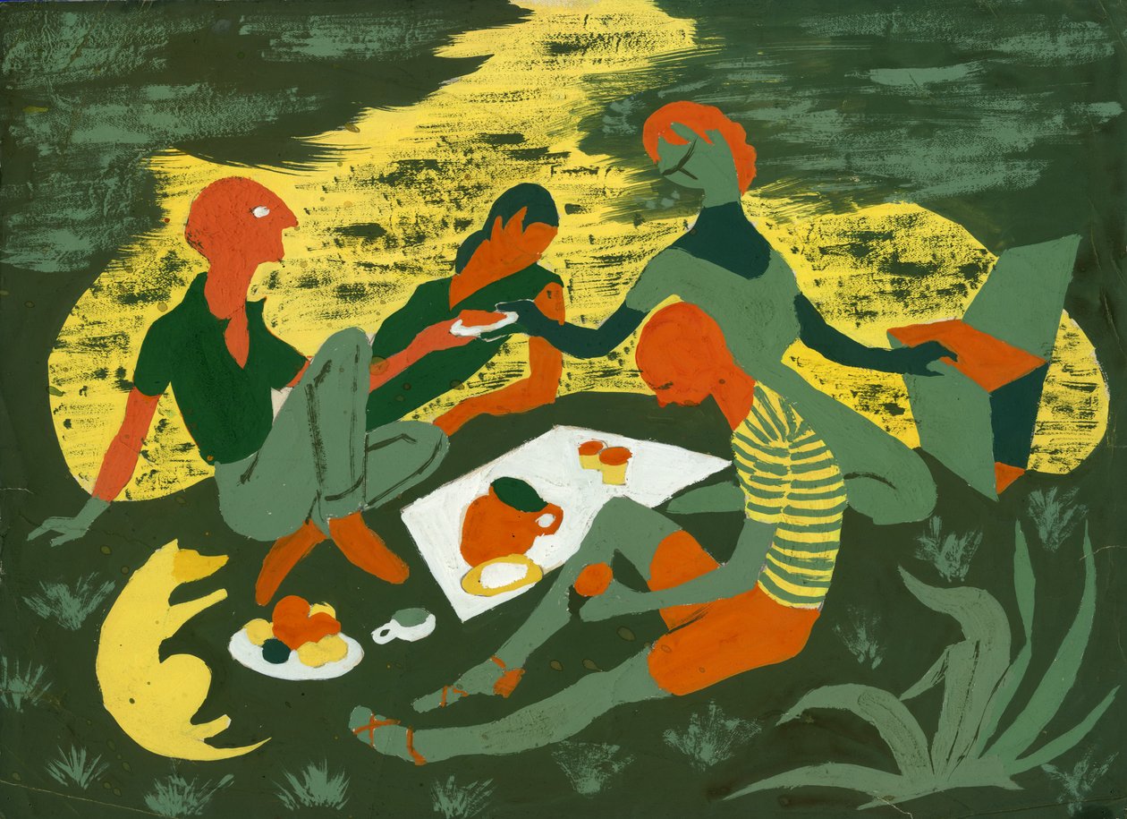 Piknik, 1950. by Shirley Markham