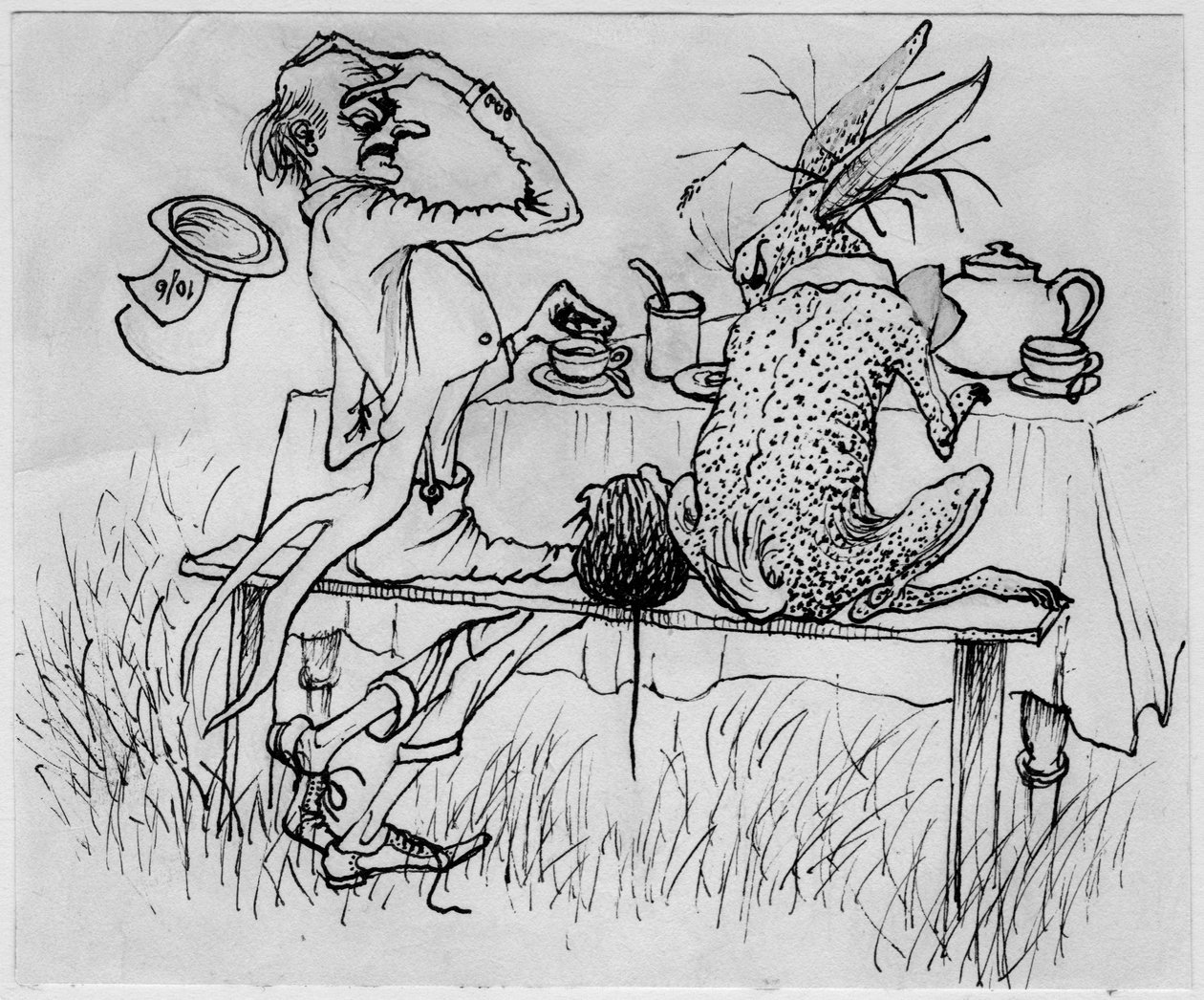 Çılgın Şapkacı ve Tavşan, 1953. by Shirley Markham