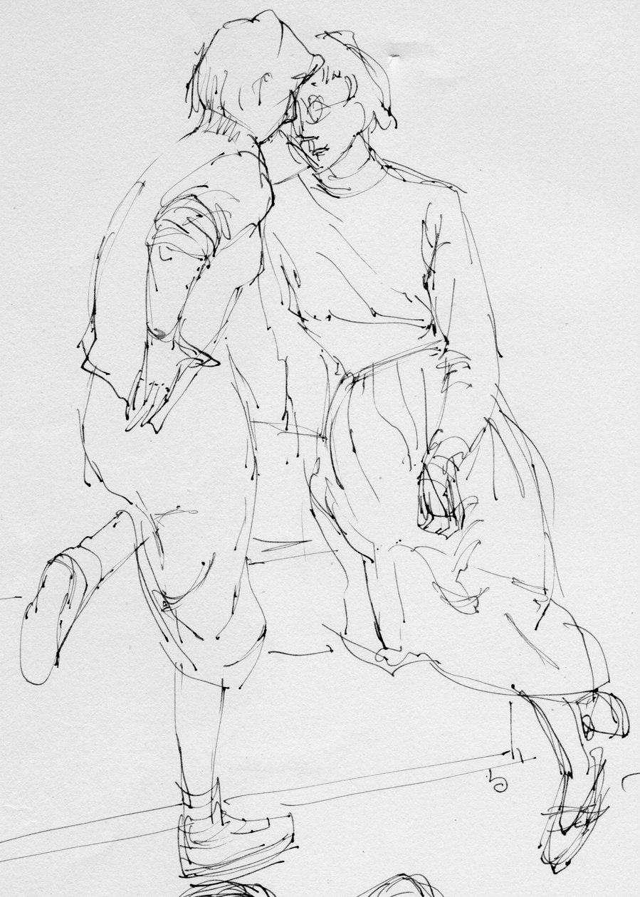 İki kadın, 1953. by Shirley Markham