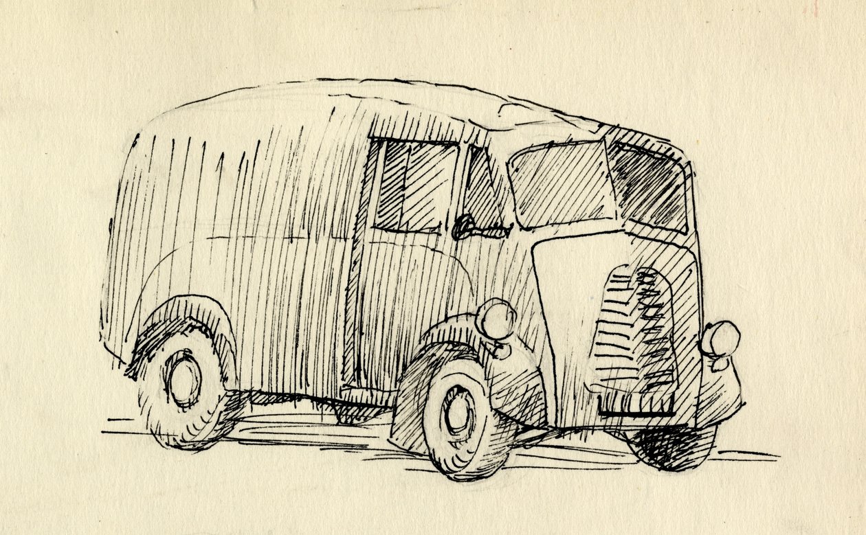 Van, 1951. by Shirley Markham