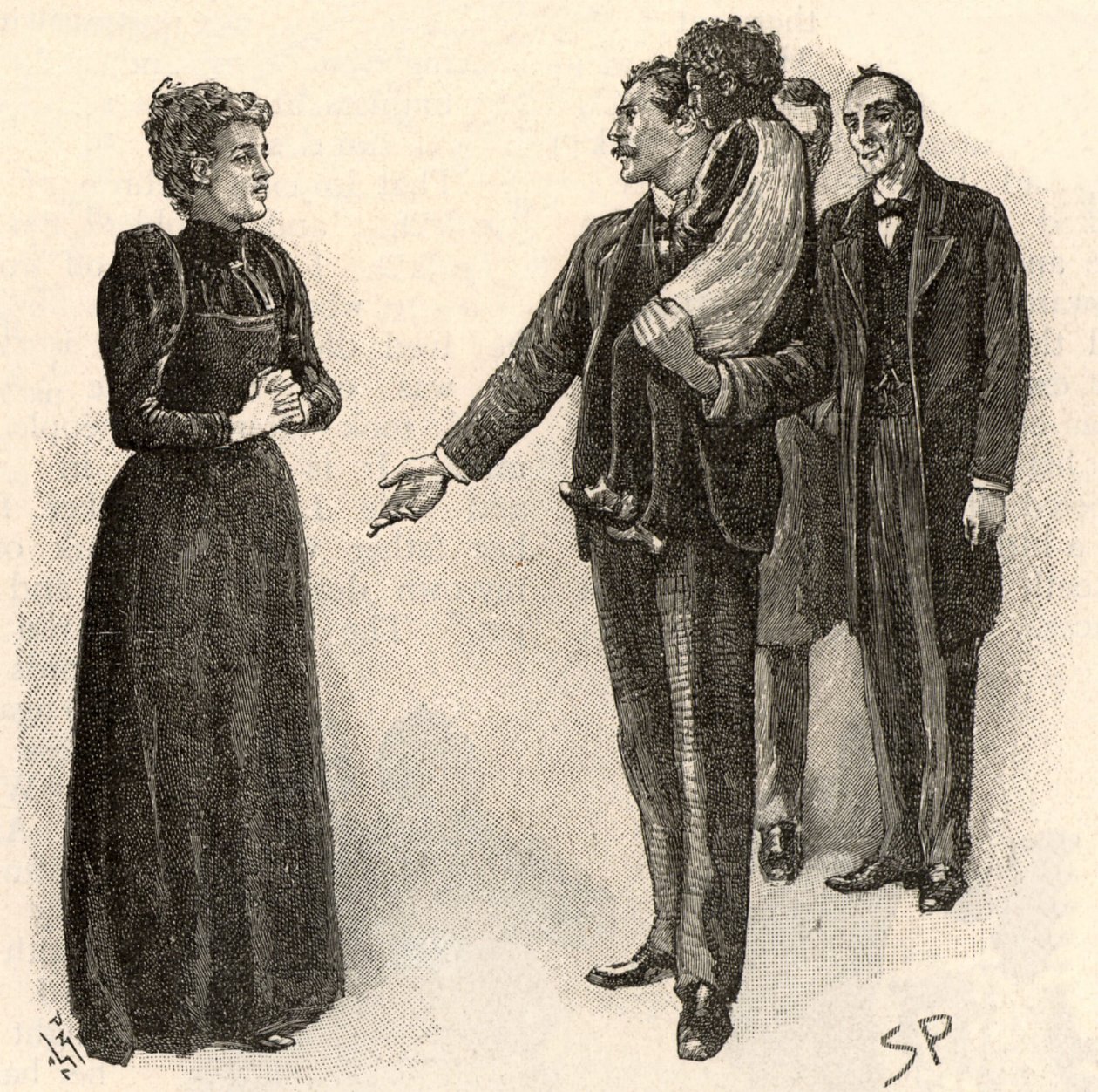 Sarı Yüzün Macerası by Sidney Paget