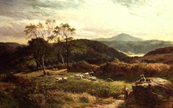 Göl bölgesi by Sidney Richard Percy
