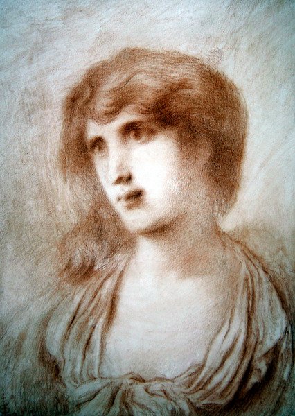 Bir Kızın Başı by Simeon Solomon