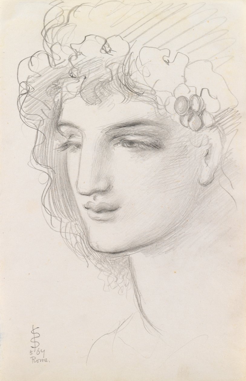 Sal üzerinde bir Menagerie by Simeon Solomon