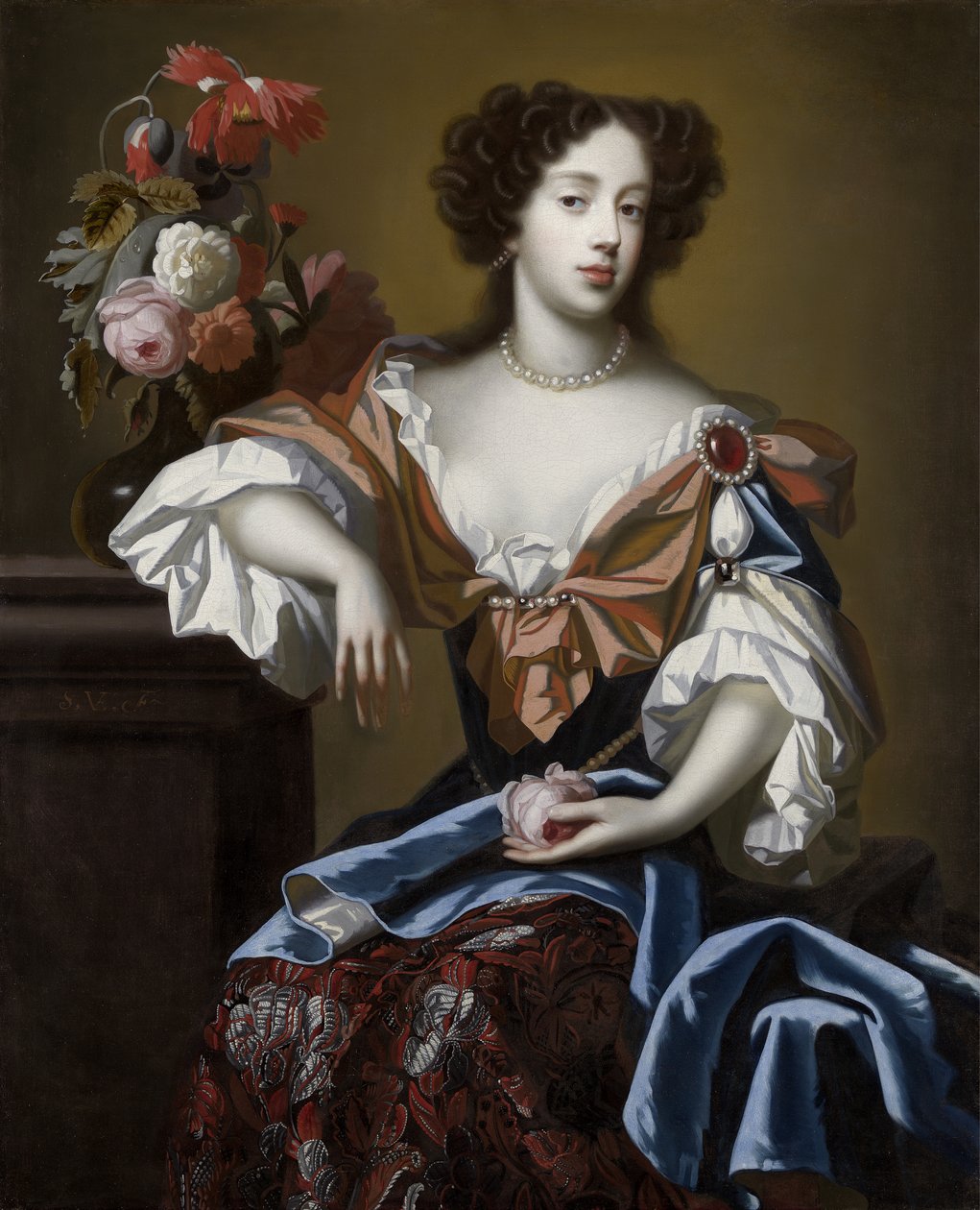 Modenalı Meryem (1658-1718), c.1680 by Simon Peeterz Verelst