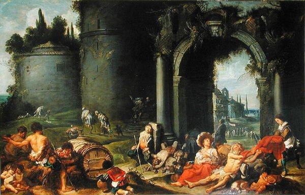Merhamet İşleri, c.1630-40 by Simon de Vos
