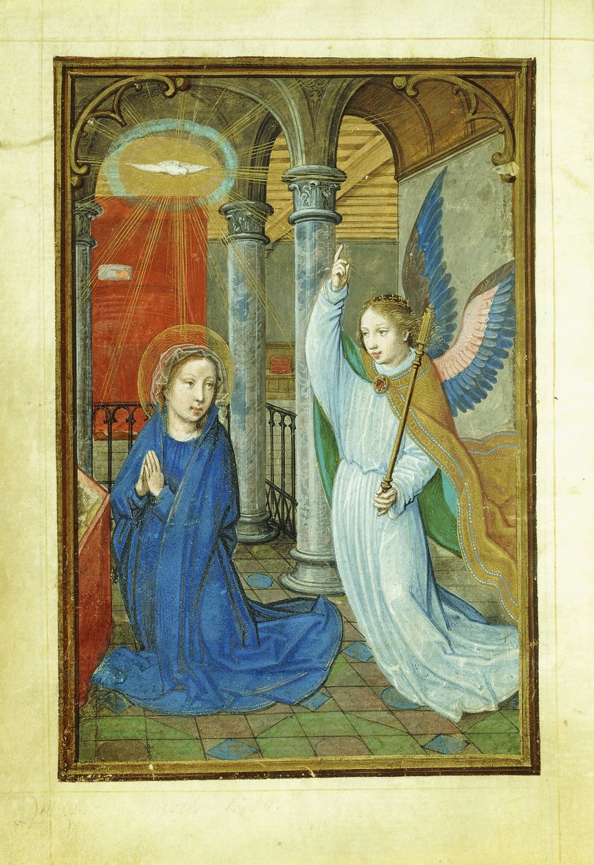 Müjde, 1520"ler by Simon Bening